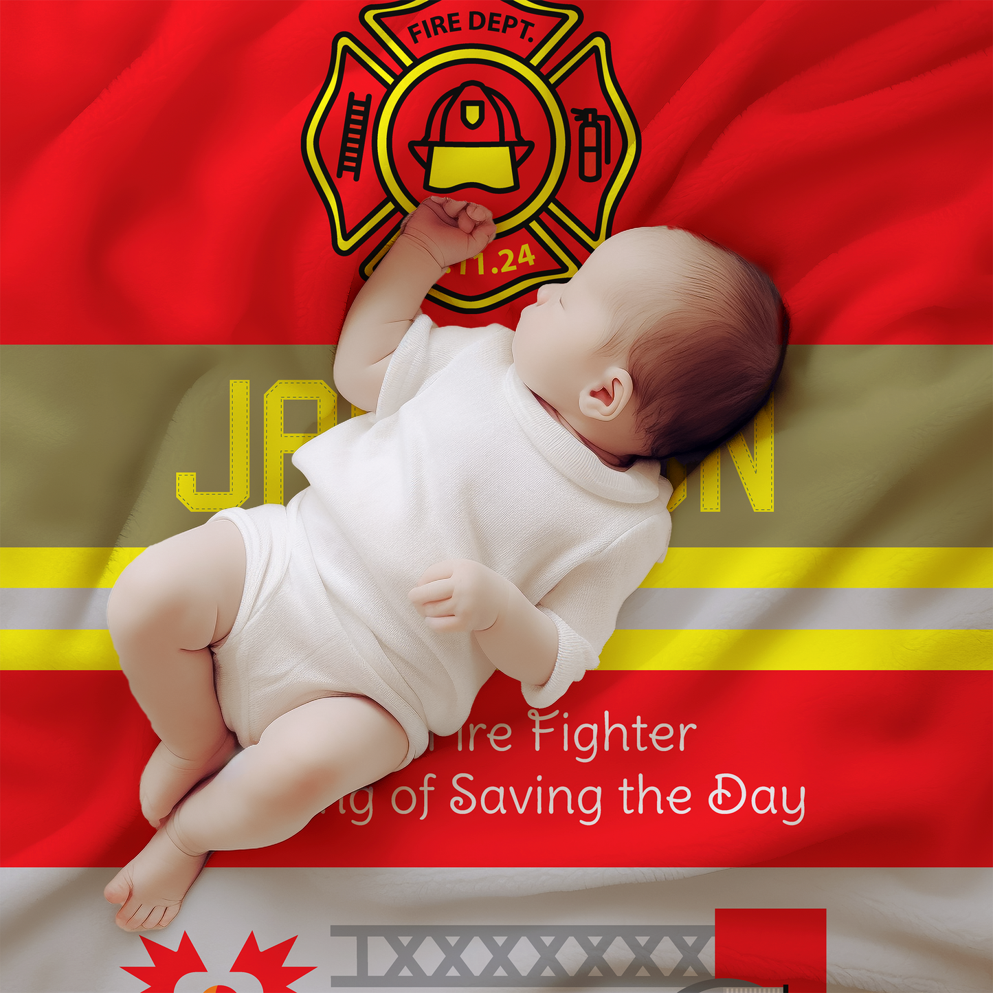 Future Hero Blanket - Firefighter
