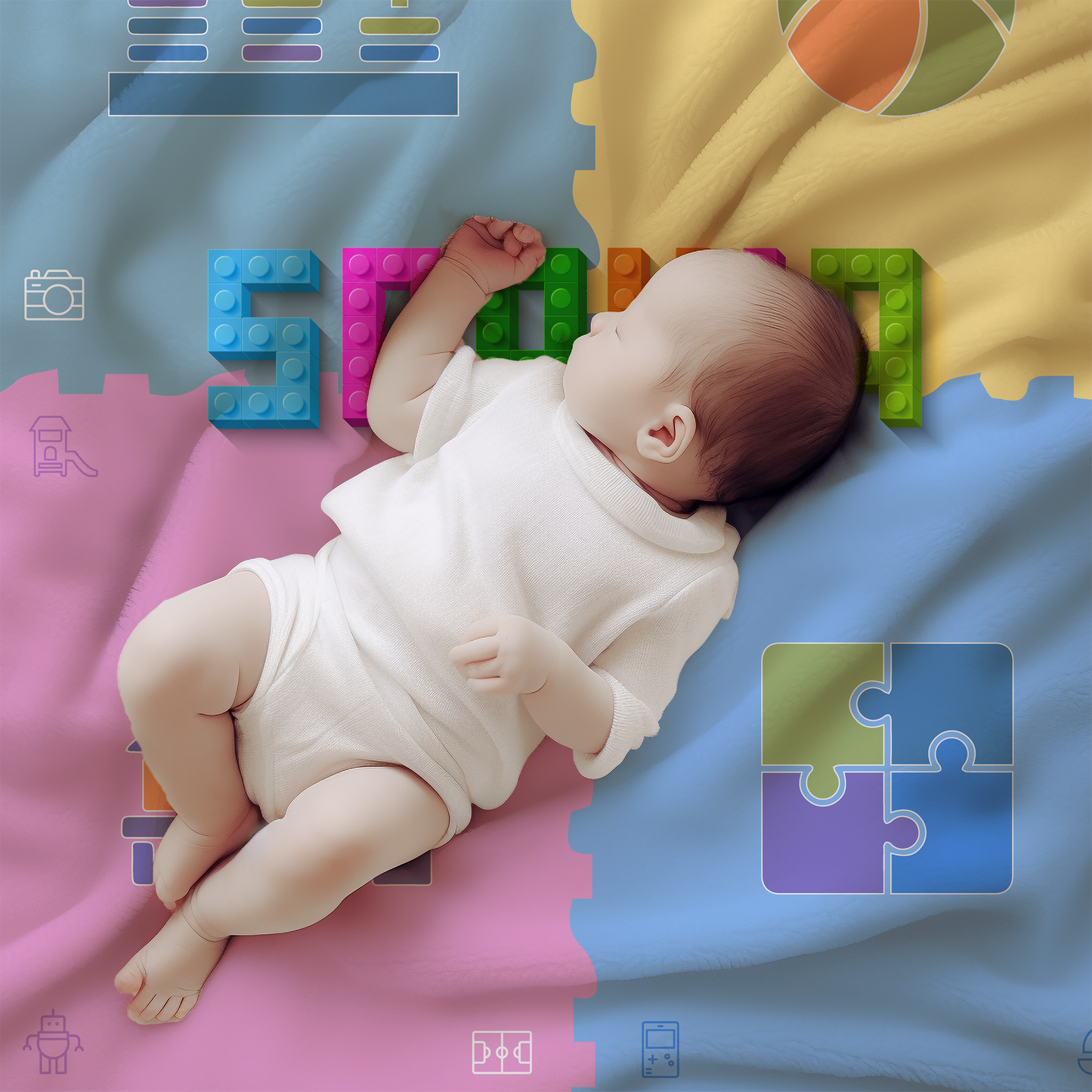 Letter Love Blanket - Play