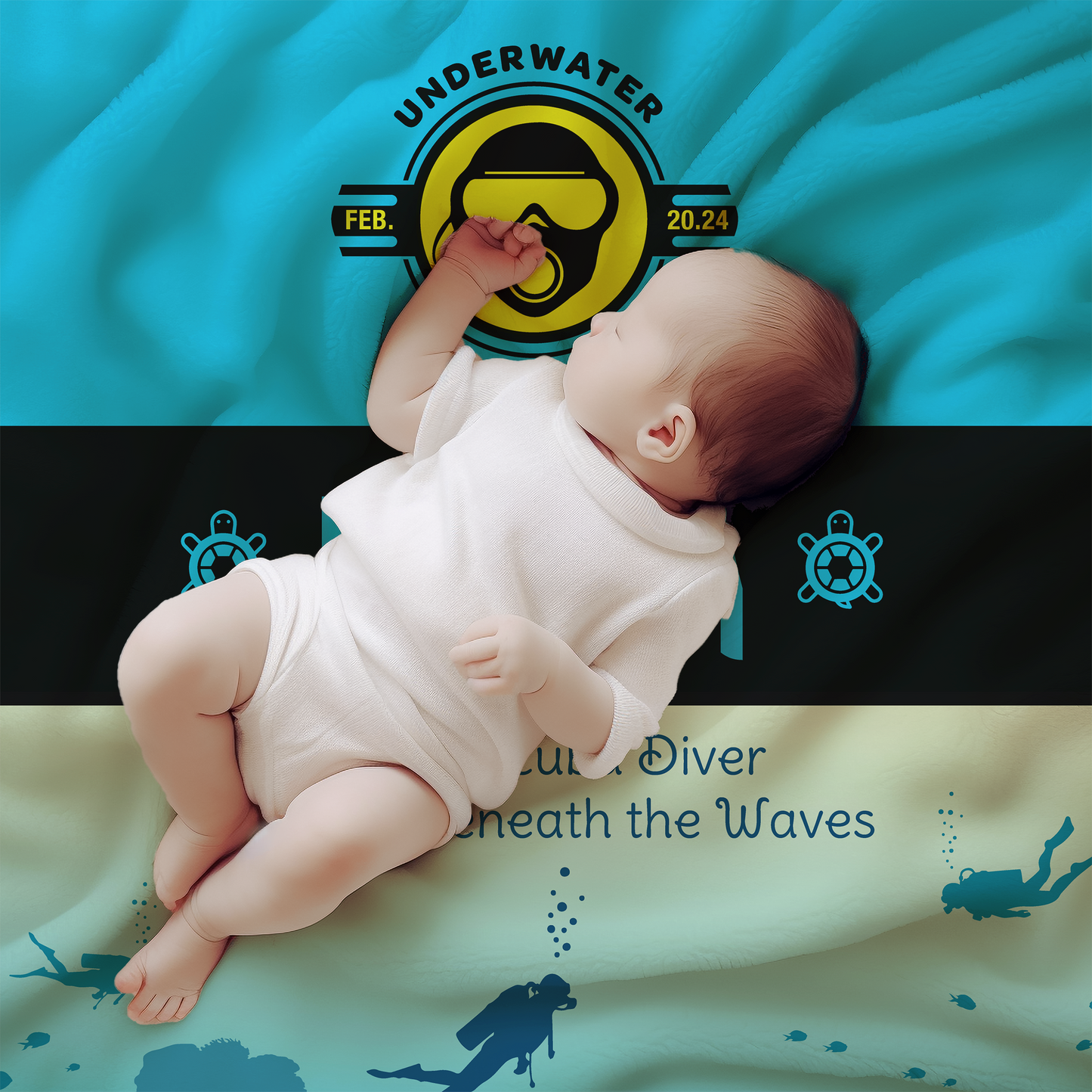 Future Hero Blanket - Scuba Diver