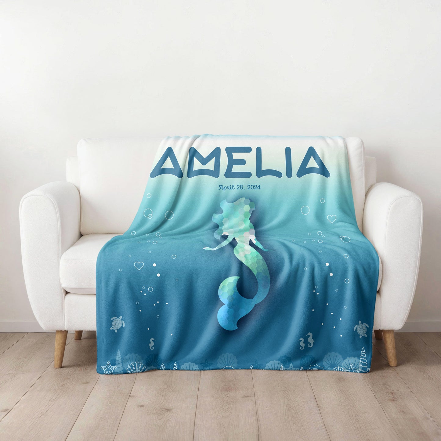 Type Blanket - Mermaid