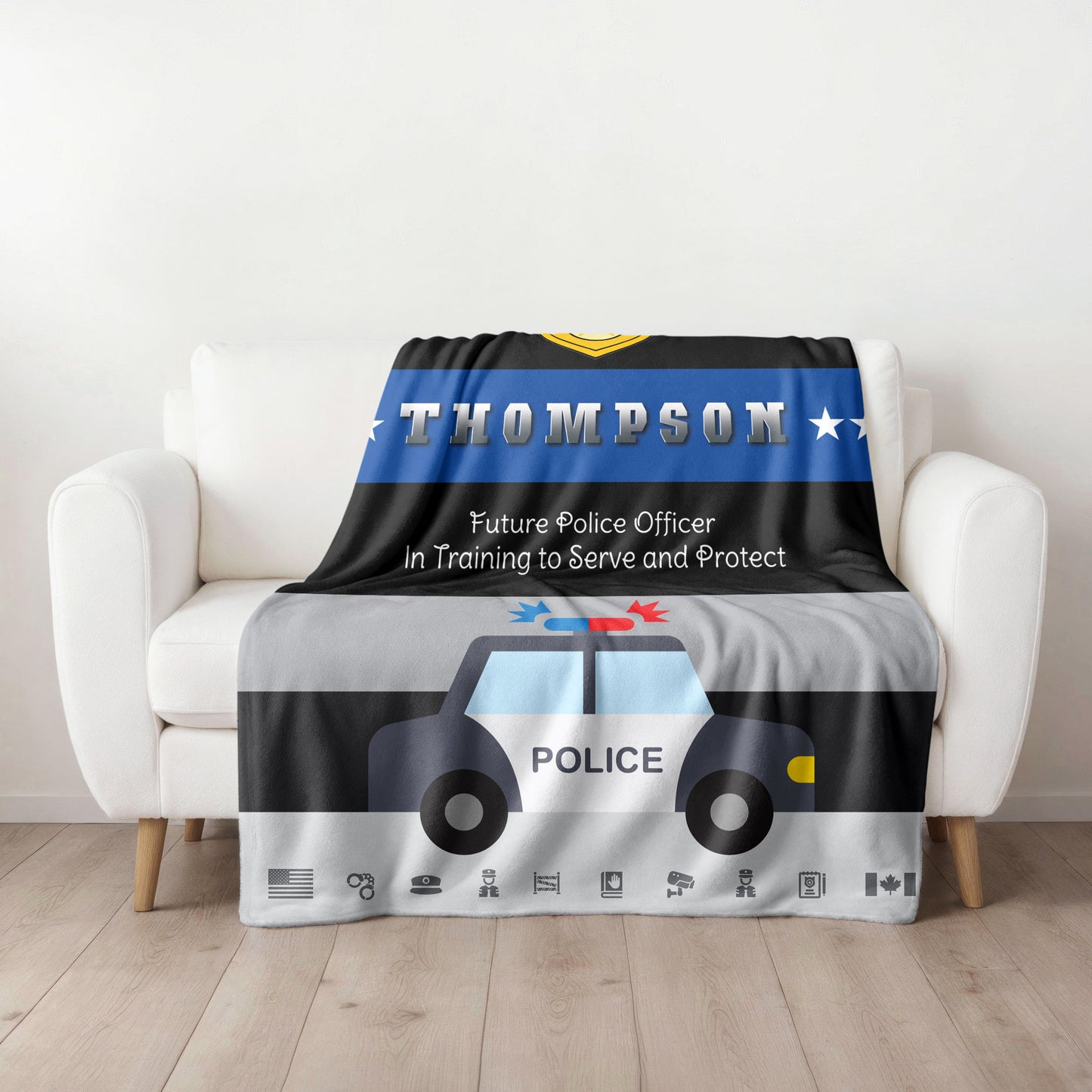 Future Hero Blanket - Police Officer