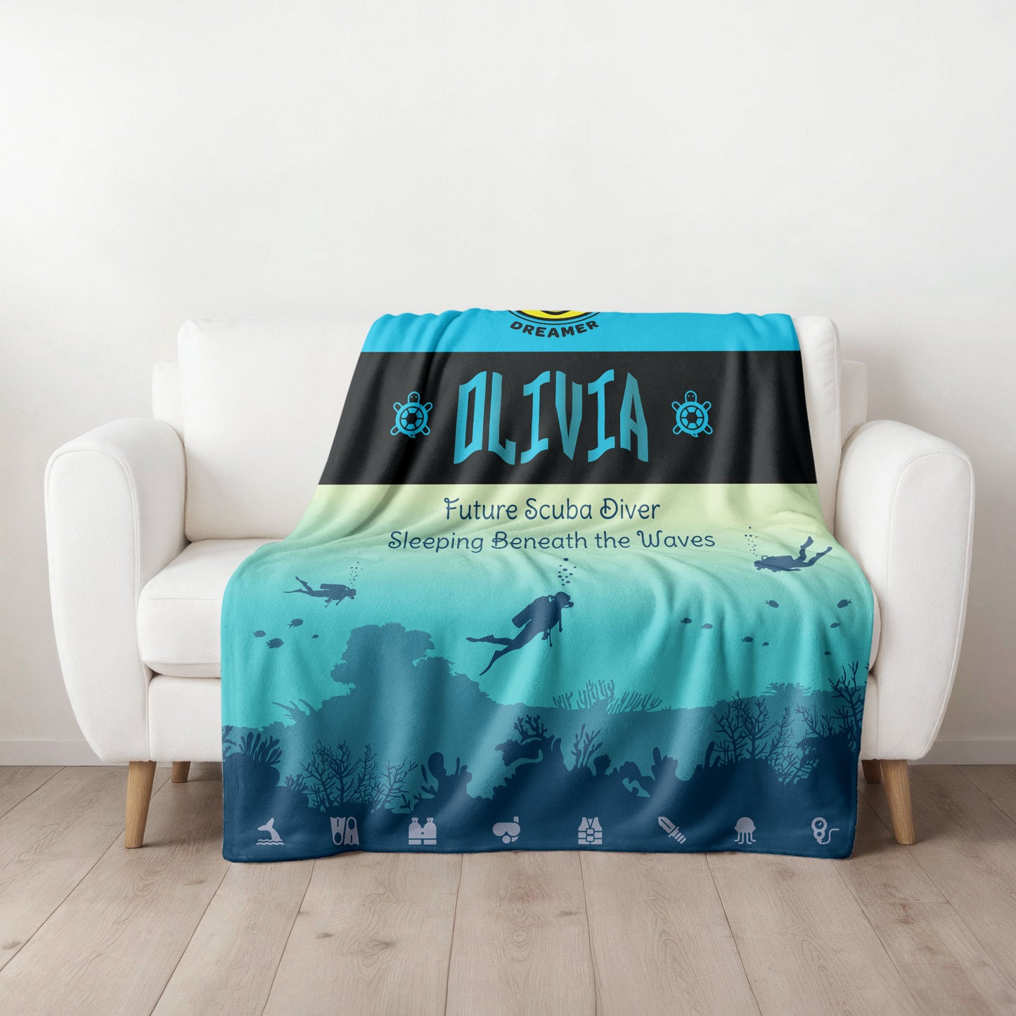 Future Hero Blanket - Scuba Diver