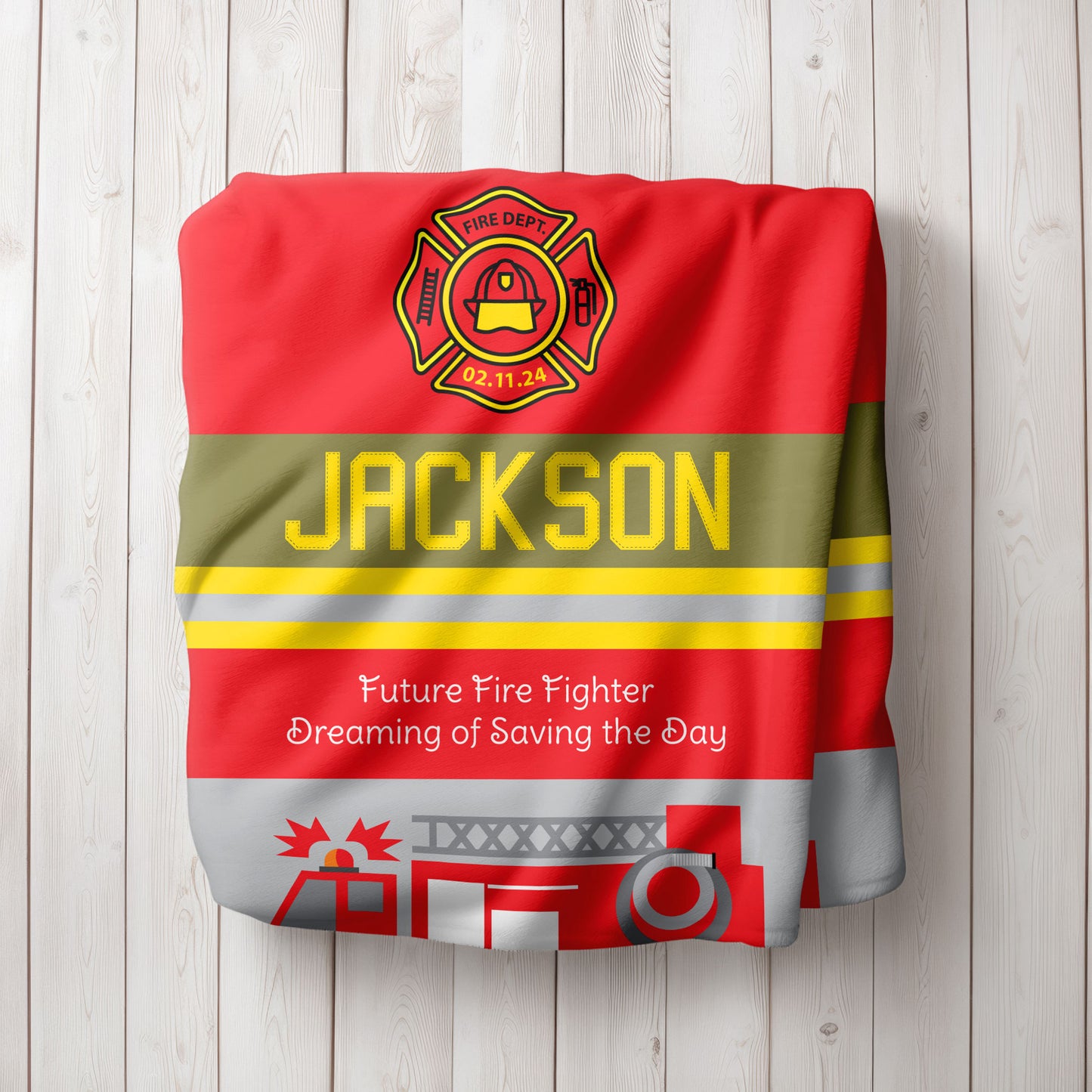 Future Hero Blanket - Firefighter