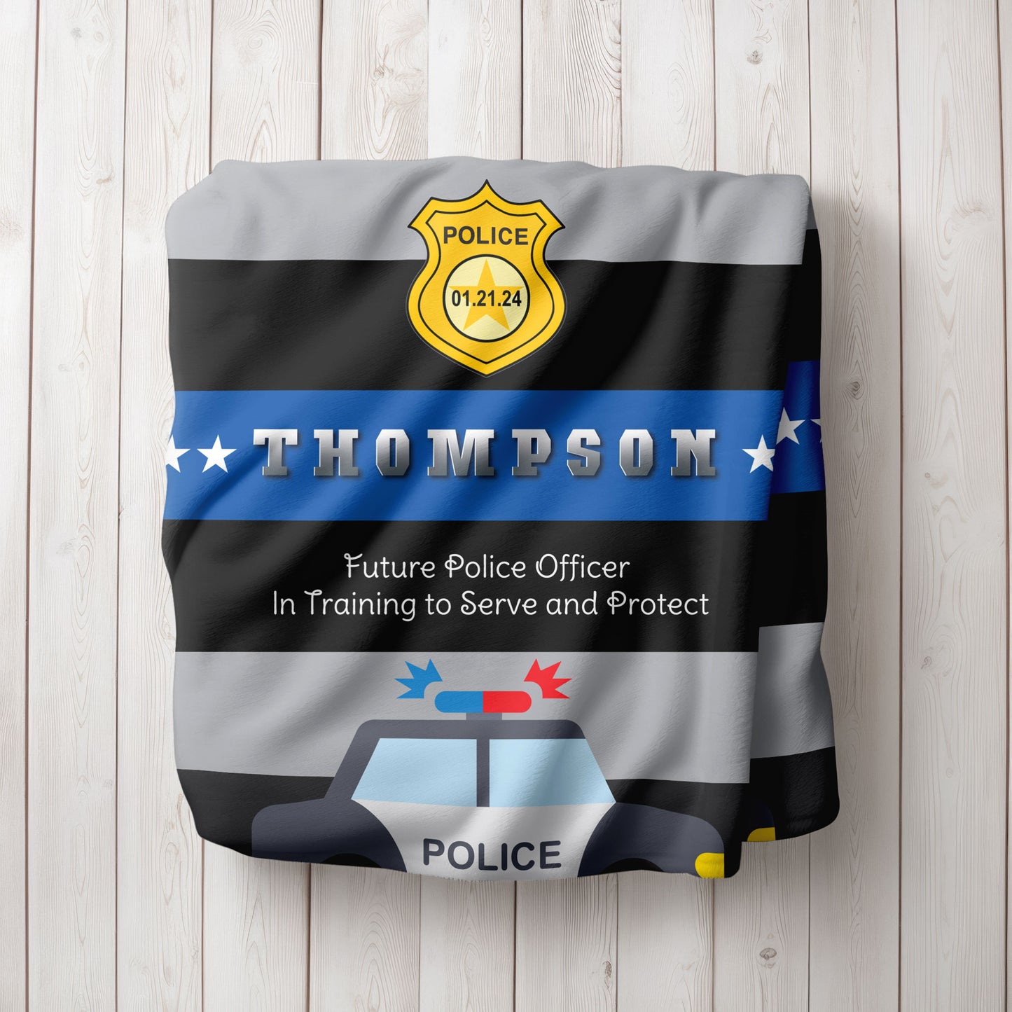 Future Hero Blanket - Police Officer