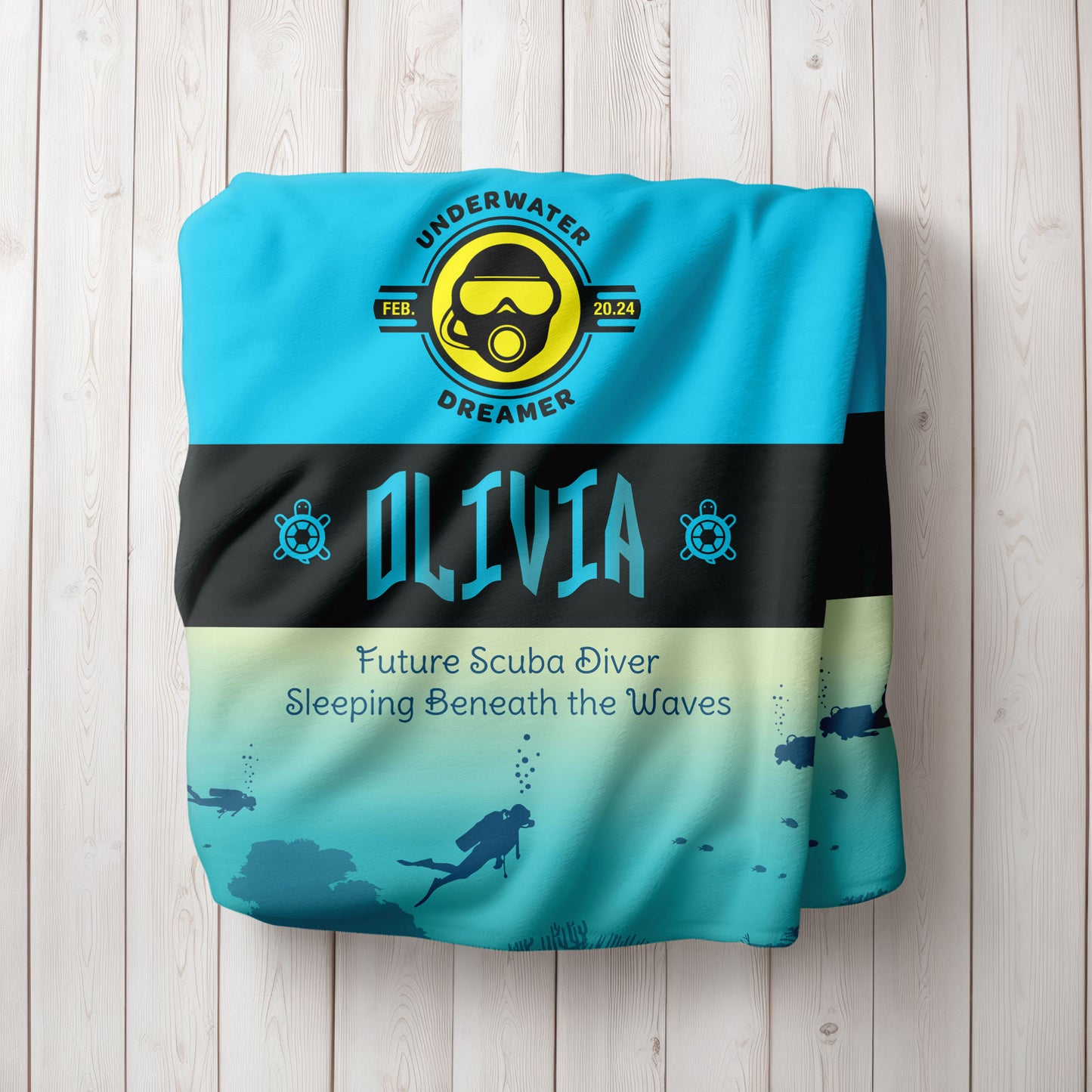 Future Hero Blanket - Scuba Diver