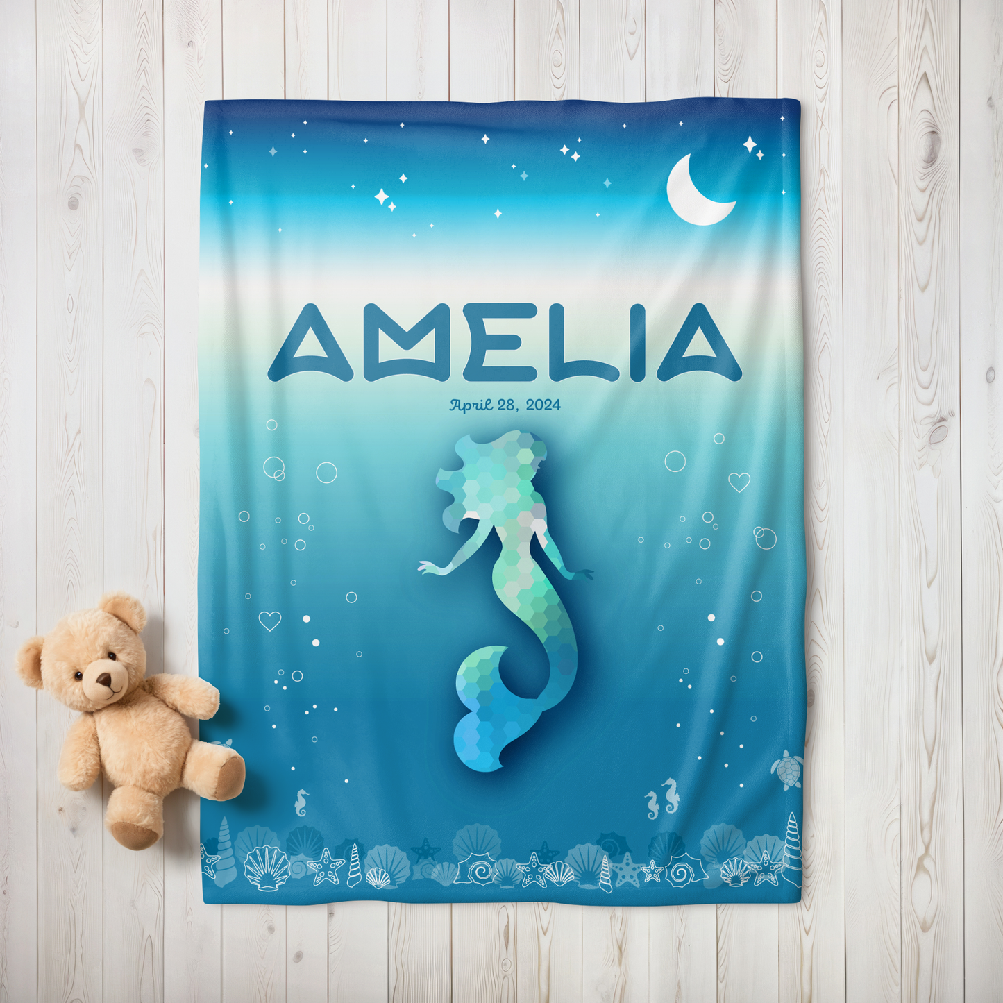 Type Blanket - Mermaid